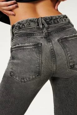 GA-SALE GOOD VINTAGE LOW BROKE DOWN HEM | BLACK182 Straight