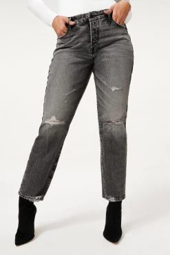 GA-SALE GOOD VINTAGE LOW BROKE DOWN HEM | BLACK182 Straight