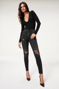 GOOD AMERICAN High Waisted GOOD WAIST | BLACK272