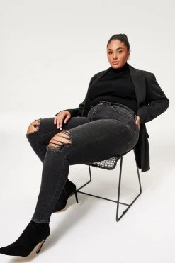 GOOD AMERICAN High Waisted GOOD WAIST | BLACK272