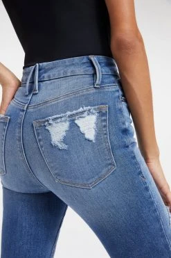 Promo 😍 GOOD AMERICAN GOOD WAIST | INDIGO016 High Waisted 🔔 22 GOOD AMERICAN GOOD WAIST | INDIGO016 High Waisted