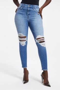 GOOD AMERICAN GOOD WAIST | INDIGO016 High Waisted