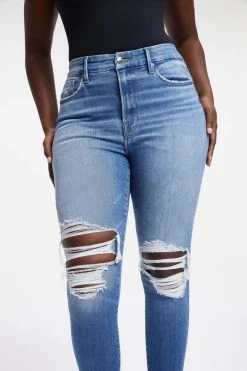 Promo 😍 GOOD AMERICAN GOOD WAIST | INDIGO016 High Waisted 🔔 17 GOOD AMERICAN GOOD WAIST | INDIGO016 High Waisted