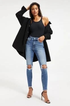 GOOD AMERICAN GOOD WAIST | INDIGO144 High Waisted