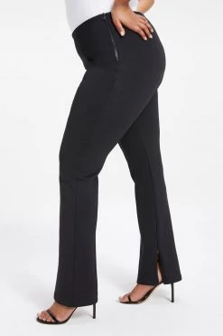 Budget 🔥 GOOD AMERICAN Leggings & Pants GOOD WAIST FLARE SCUBA PANT | BLACK001 🥰 20 GOOD AMERICAN Leggings & Pants GOOD WAIST FLARE SCUBA PANT | BLACK001