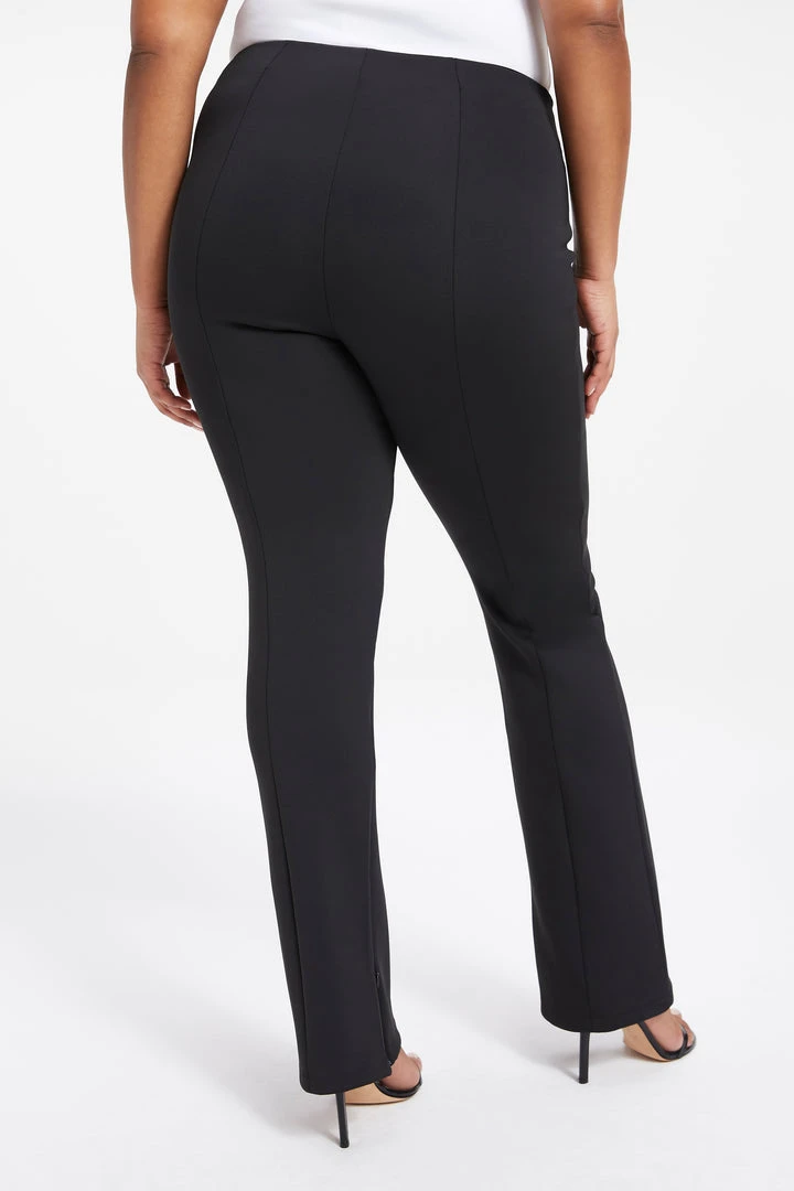 Budget 🔥 GOOD AMERICAN Leggings & Pants GOOD WAIST FLARE SCUBA PANT | BLACK001 🥰 10 GOOD AMERICAN Leggings & Pants GOOD WAIST FLARE SCUBA PANT | BLACK001