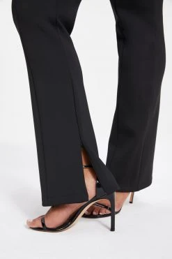 Budget 🔥 GOOD AMERICAN Leggings & Pants GOOD WAIST FLARE SCUBA PANT | BLACK001 🥰 24 GOOD AMERICAN Leggings & Pants GOOD WAIST FLARE SCUBA PANT | BLACK001