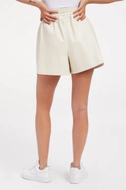Cheap 🥰 GOOD AMERICAN Shorts & 💯 Skirts BETTER THAN LEATHER SHORT | BONE001 ⭐ 10 GOOD AMERICAN Shorts & Skirts BETTER THAN LEATHER SHORT | BONE001