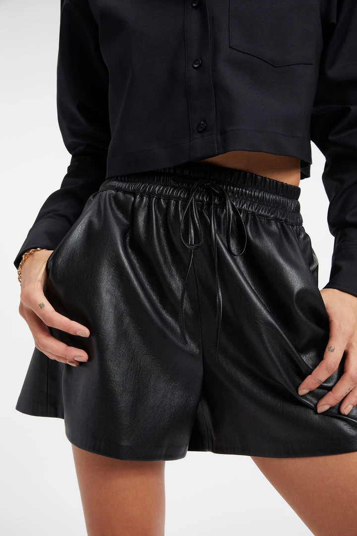 Best deal โ๏ธ GOOD AMERICAN Shorts & Skirts BETTER THAN LEATHER SHORT | BLACK001 ๐ 2 GOOD AMERICAN Shorts & Skirts BETTER THAN LEATHER SHORT | BLACK001