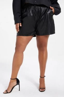 Best deal โ๏ธ GOOD AMERICAN Shorts & Skirts BETTER THAN LEATHER SHORT | BLACK001 ๐ 19 GOOD AMERICAN Shorts & Skirts BETTER THAN LEATHER SHORT | BLACK001