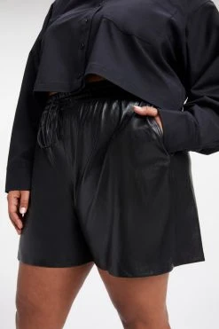 Best deal โ๏ธ GOOD AMERICAN Shorts & Skirts BETTER THAN LEATHER SHORT | BLACK001 ๐ 22 GOOD AMERICAN Shorts & Skirts BETTER THAN LEATHER SHORT | BLACK001