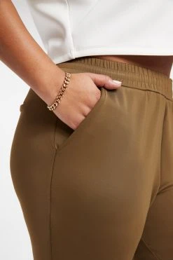 GA-SALE BRUSHED SCUBA PANT | FOG001