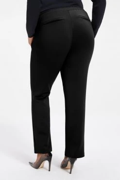 GA-SALE BRUSHED SCUBA PANT | BLACK001 Leggings & Pants