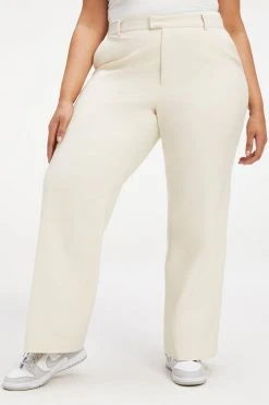 GOOD AMERICAN Leggings & Pants THE BOSS TROUSERS 2.0 | BONE001