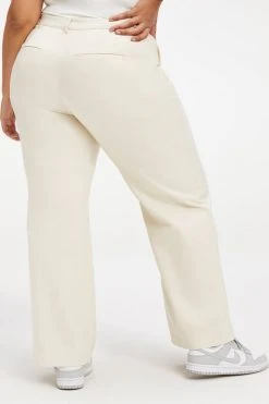 GOOD AMERICAN Leggings & Pants THE BOSS TROUSERS 2.0 | BONE001