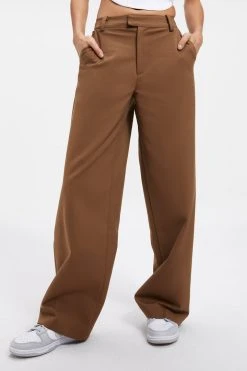 GOOD AMERICAN THE BOSS TROUSERS 2.0 | SEPIA001