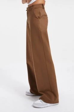 GOOD AMERICAN THE BOSS TROUSERS 2.0 | SEPIA001