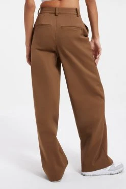 GOOD AMERICAN THE BOSS TROUSERS 2.0 | SEPIA001