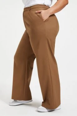 GOOD AMERICAN THE BOSS TROUSERS 2.0 | SEPIA001