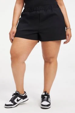 GOOD AMERICAN THE WEEKEND SHORT | BLACK001