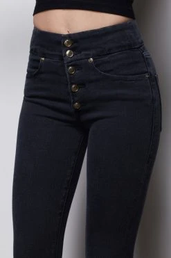 Flash Sale ⌛ GA-SALE High Waisted GOOD WAIST BUTTON FLY | BLACK001 🤩 20 GA-SALE High Waisted GOOD WAIST BUTTON FLY | BLACK001