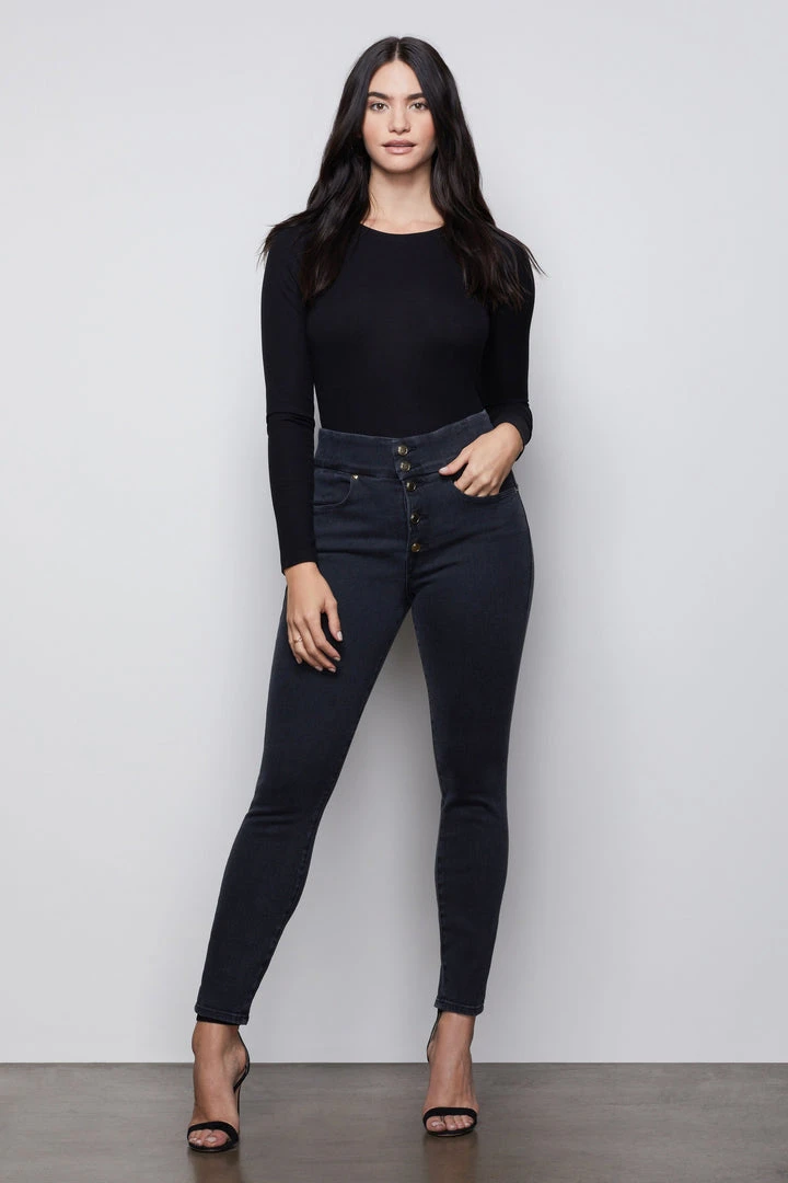 Flash Sale ⌛ GA-SALE High Waisted GOOD WAIST BUTTON FLY | BLACK001 🤩 7 GA-SALE High Waisted GOOD WAIST BUTTON FLY | BLACK001