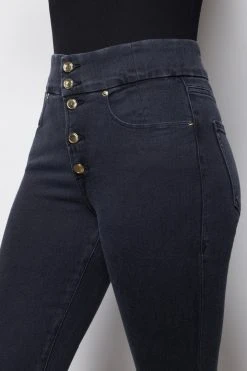 Flash Sale ⌛ GA-SALE High Waisted GOOD WAIST BUTTON FLY | BLACK001 🤩 26 GA-SALE High Waisted GOOD WAIST BUTTON FLY | BLACK001