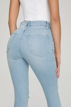 GA-SALE GOOD WAIST CROP | BLUE635