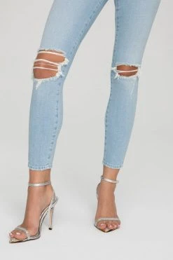 GA-SALE GOOD WAIST CROP | BLUE635