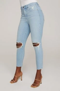 GA-SALE GOOD WAIST CROP | BLUE635