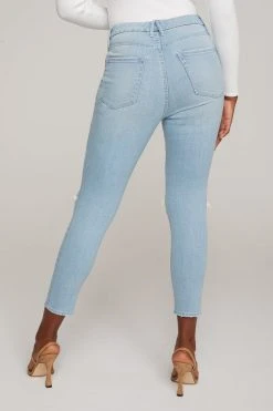 GA-SALE GOOD WAIST CROP | BLUE635