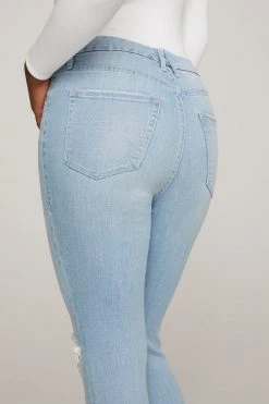 GA-SALE GOOD WAIST CROP | BLUE635