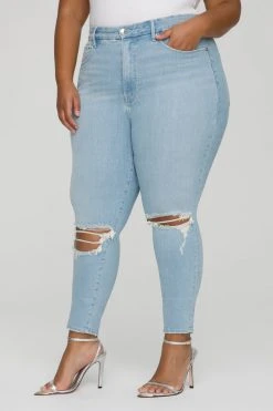 GA-SALE GOOD WAIST CROP | BLUE635