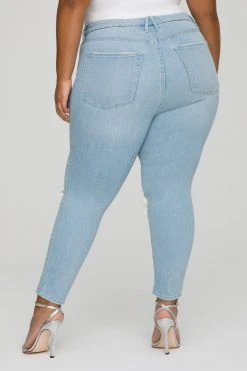 GA-SALE GOOD WAIST CROP | BLUE635