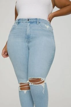 GA-SALE GOOD WAIST CROP | BLUE635