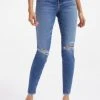 GOOD AMERICAN GOOD WAIST CROP | INDIGO223 Brand New Denim