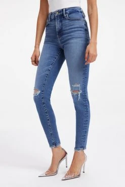 Best deal 💯 GOOD AMERICAN GOOD WAIST CROP | INDIGO223 Brand New Denim 🔔 17 GOOD AMERICAN GOOD WAIST CROP | INDIGO223 Brand New Denim