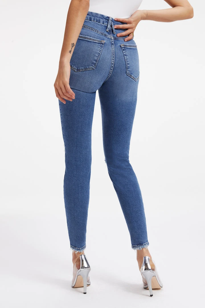 Best deal 💯 GOOD AMERICAN GOOD WAIST CROP | INDIGO223 Brand New Denim 🔔 6 GOOD AMERICAN GOOD WAIST CROP | INDIGO223 Brand New Denim