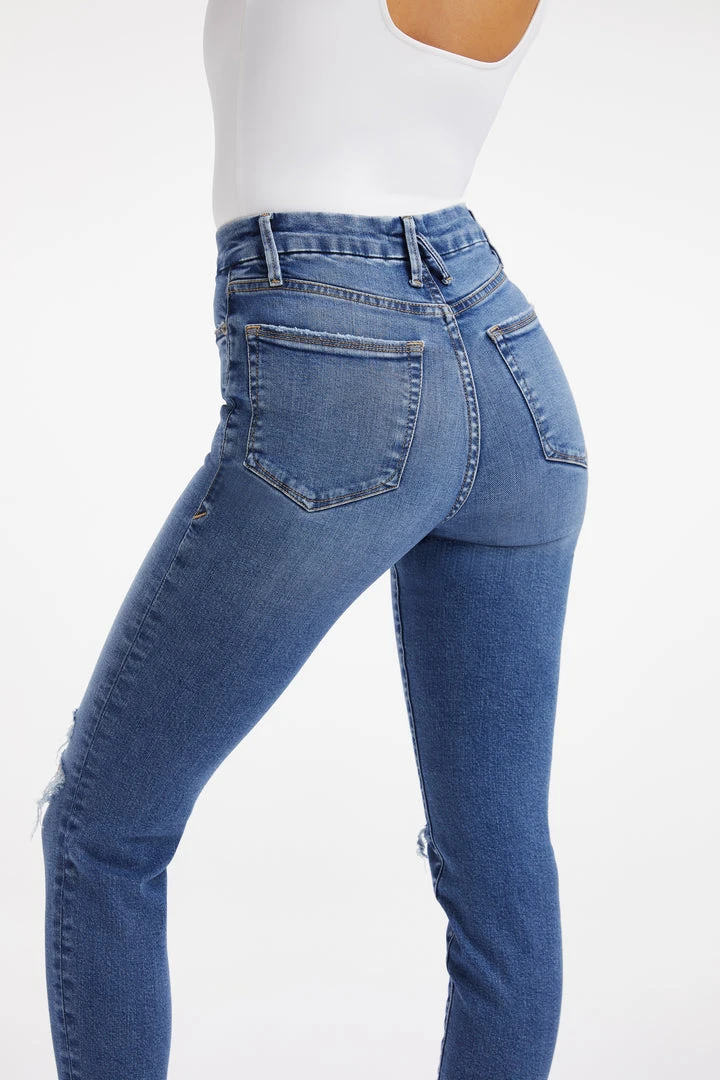 Best deal 💯 GOOD AMERICAN GOOD WAIST CROP | INDIGO223 Brand New Denim 🔔 7 GOOD AMERICAN GOOD WAIST CROP | INDIGO223 Brand New Denim