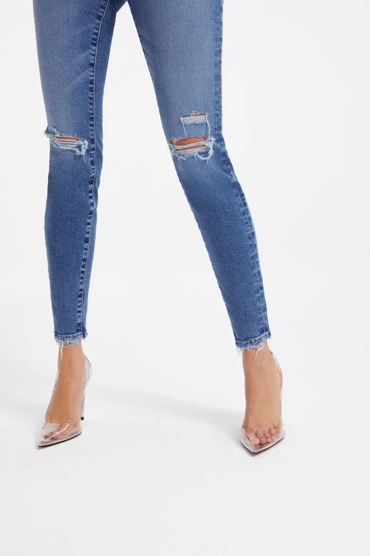 Best deal 💯 GOOD AMERICAN GOOD WAIST CROP | INDIGO223 Brand New Denim 🔔 8 GOOD AMERICAN GOOD WAIST CROP | INDIGO223 Brand New Denim