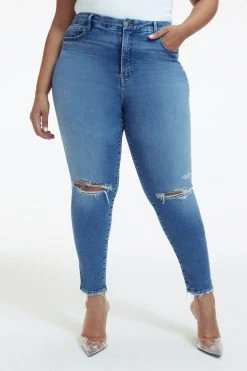 Best deal 💯 GOOD AMERICAN GOOD WAIST CROP | INDIGO223 Brand New Denim 🔔 21 GOOD AMERICAN GOOD WAIST CROP | INDIGO223 Brand New Denim