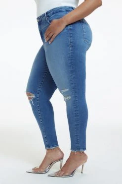Best deal 💯 GOOD AMERICAN GOOD WAIST CROP | INDIGO223 Brand New Denim 🔔 24 GOOD AMERICAN GOOD WAIST CROP | INDIGO223 Brand New Denim