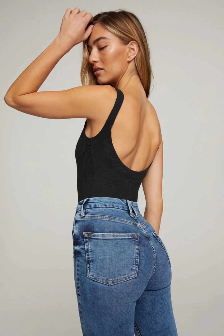 Best Pirce 🥰 GOOD AMERICAN GOOD WAIST CROP | BLUE633 High Waisted ✔️ 9 GOOD AMERICAN GOOD WAIST CROP | BLUE633 High Waisted