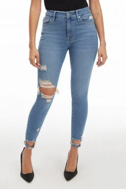 GA-FINAL GOOD WAIST CROP | BLUE678