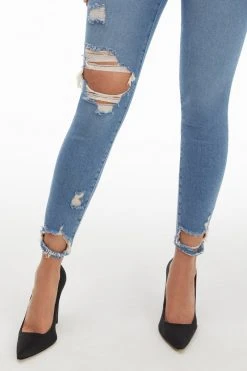 GA-FINAL GOOD WAIST CROP | BLUE678