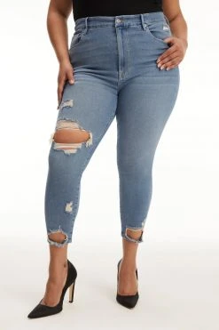 GA-FINAL GOOD WAIST CROP | BLUE678