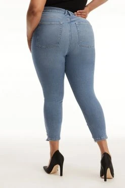 GA-FINAL GOOD WAIST CROP | BLUE678