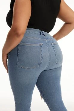 GA-FINAL GOOD WAIST CROP | BLUE678