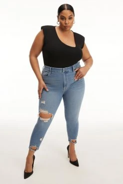 GA-FINAL GOOD WAIST CROP | BLUE678