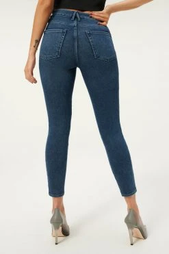 GA-SALE High Waisted GOOD WAIST CROP | BLUE798